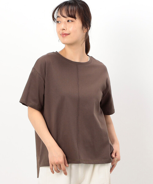 tシャツ バックフレアーTシャツ レディース tシャツ バックフレア 半袖Tシャツ レディース : ZOZOTOWN