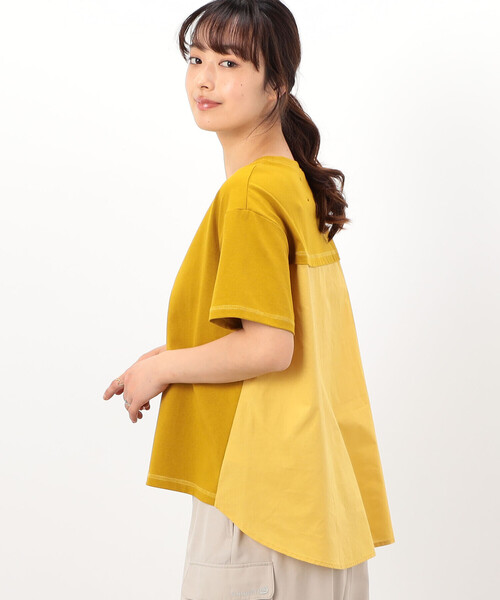 tシャツ バックフレアーTシャツ レディース tシャツ バックフレア 半袖Tシャツ レディース : ZOZOTOWN