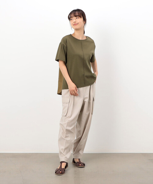 tシャツ バックフレアーTシャツ レディース tシャツ バックフレア 半袖Tシャツ レディース : ZOZOTOWN