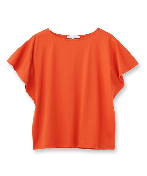 UNTITLED tシャツ シルケットスムース フレンチスリーブプル