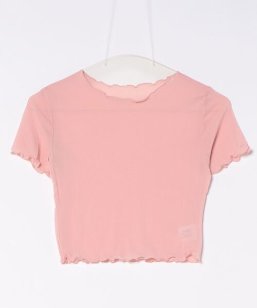 ALMO tシャツ メロウシースルートップス/半袖(se) レディース