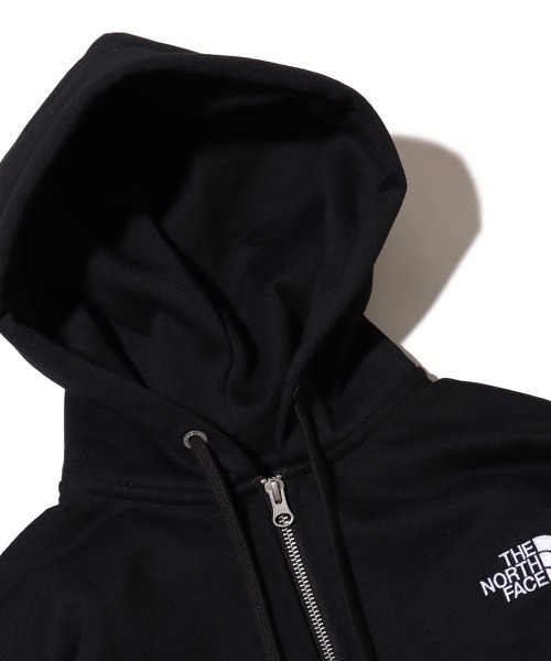 THE NORTH FACE ブラック パーカー フルジッパー ロゴ刺繍 THE NORTH FACE パーカー Square Logo Full Zip / ザ・ノース