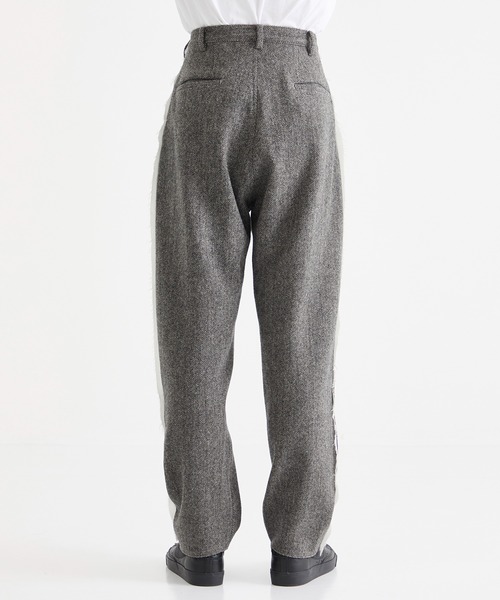 sulvam スラックス 「sulvam / サルバム」HERRINGBONE SIDE LINE
