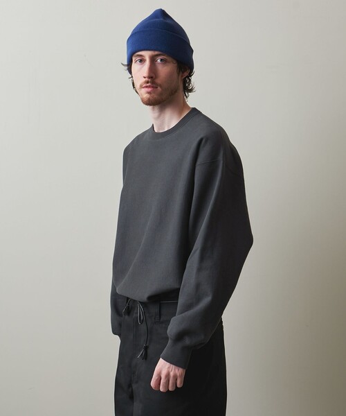 トレーナー スウェット 「Steven Alan」 セットインスリーブ クルー 