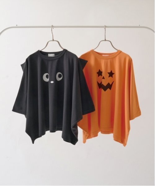b・ROOM（ビールーム） tシャツ 「ハロウィン」カボチャ＆ねこアソート