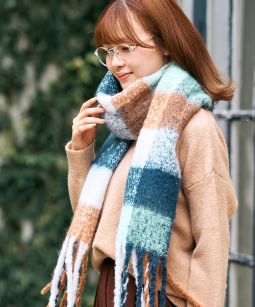 estaa（エスタ） マフラー ストール 「WEB限定」12色展開 洗える