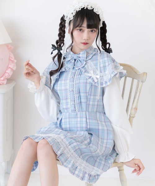 DearMyLove ワンピース ポンチョ風袖切替ワンピース : ZOZOTOWN Yahoo