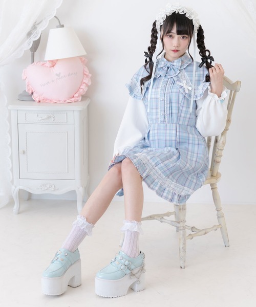 DearMyLove ワンピース ポンチョ風袖切替ワンピース : ZOZOTOWN