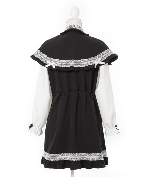 DearMyLove ワンピース ポンチョ風袖切替ワンピース : ZOZOTOWN Yahoo