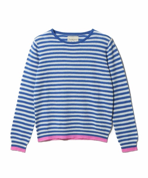 Jumper 1234 ニット JUMPER1234 / カシミヤボーダーニット「ONLINE 