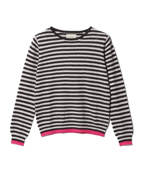 Jumper 1234 ニット JUMPER1234 / カシミヤボーダーニット「ONLINE 