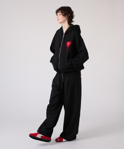 HEARTLOGOFULL-ZIP HOODIE /ハートロゴフルジップフーディ セール】HEART LOGO FULL-ZIP HOODIE / ハートロゴフルジップ