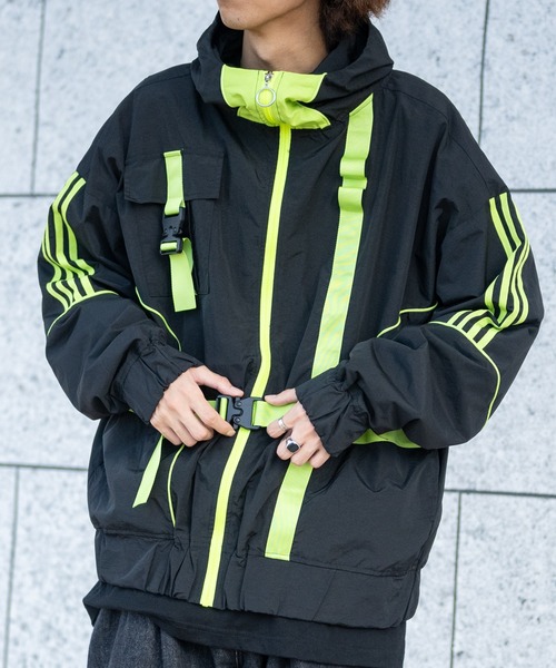 希少サイズ　セオリー　ナイロンジャケット　フード　リネン　ネイビー　XXL theory luxe セオリーリュクス 24AW Clinda Becca 半袖