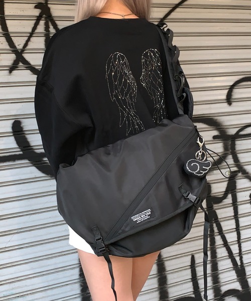 lilful ショルダーバッグ バッグ 「A4サイズ対応」ナイロンワン