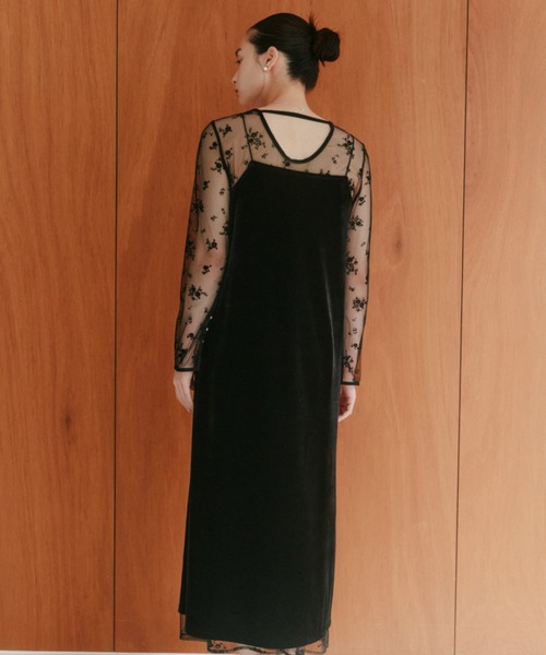 kaene ドレス フロッキーベロア2wayドレス : ZOZOTOWN Yahoo!店