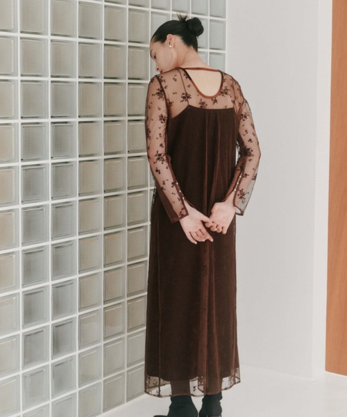 kaene ドレス フロッキーベロア2wayドレス : ZOZOTOWN Yahoo!店