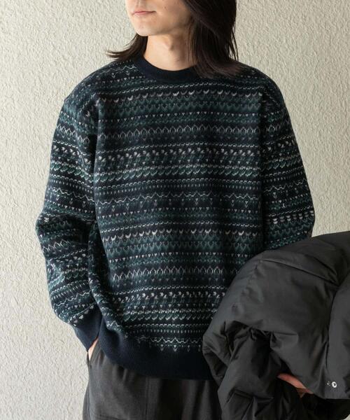 URBAN RESEARCH Sonny Label セーター ニット フェアアイル柄ニット