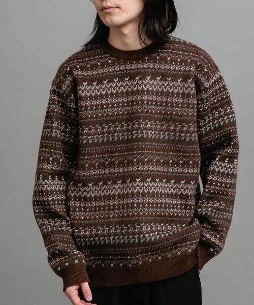 URBAN RESEARCH Sonny Label セーター ニット フェアアイル柄ニット