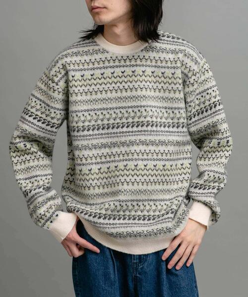URBAN RESEARCH Sonny Label セーター ニット フェアアイル柄ニット