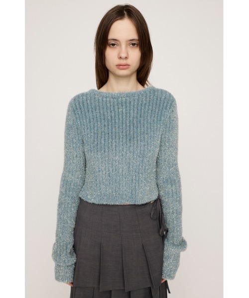 SLY（スライ） ニット セーター GLITTER KNIT 2WAY C/D グリッター