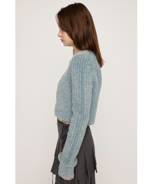 ニット セーター GLITTER KNIT 2WAY C/D グリッター ニット 2ウェイ カーデ / セットアップ可 レディース SLY（スライ）の「GLITTER KNIT 2WAY C/D グリッター ニット 2