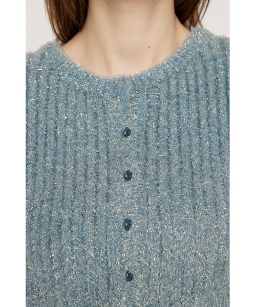 ニット セーター GLITTER KNIT 2WAY C/D グリッター ニット 2ウェイ カーデ / セットアップ可 レディース セール】GLITTER KNIT 2WAY C/D グリッター ニット 2ウェイ