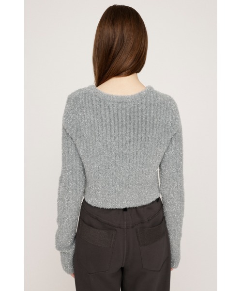 SLY（スライ） ニット セーター GLITTER KNIT 2WAY C/D グリッター