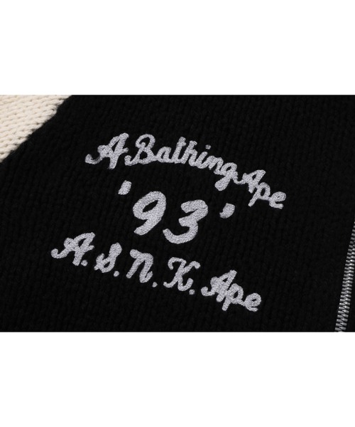 カーディガン A BATHING APE COWICHAN CARDIGAN キッズ 子供服 男の子 女の子の画像