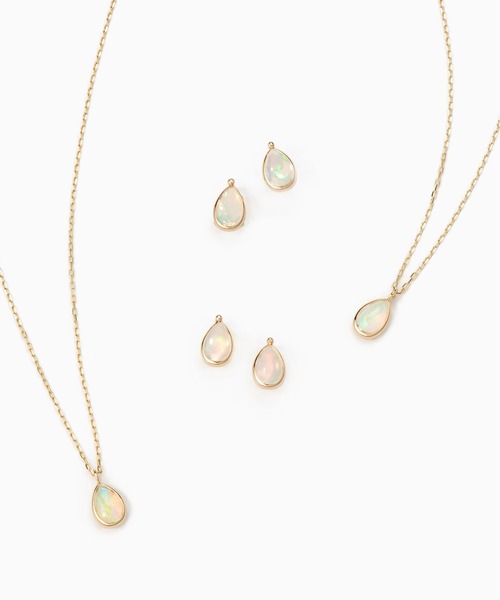 Jewel closet by L&Co. K10 オパール ネックレス セール】K10 オパール ネックレス（ネックレス）｜Jewel closet
