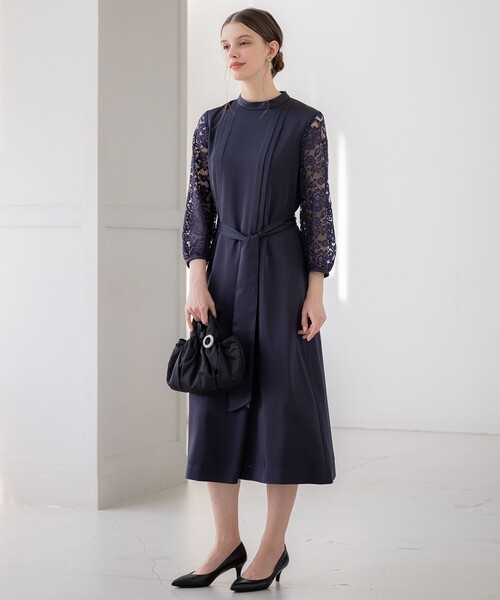 23区（ニジュウサンク） ドレス 「APPLAUDIR」ノーブルサテン レース