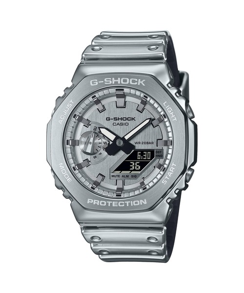CASIO G-SHOCK GM-2100YM-8AJF　未使用品　付属品あり G-SHOCK メタルカバード GM-2100YM-8AJF シルバー カシオ Gショック