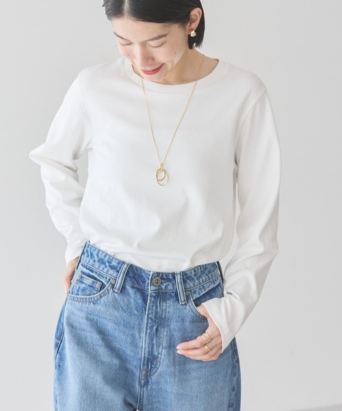 tシャツ 「再入荷！」1枚でお洒落が叶う。ショルダータックルーズプルオーバー レディース ikka tシャツ 前後2WAY袖タックプルオーバー レディース