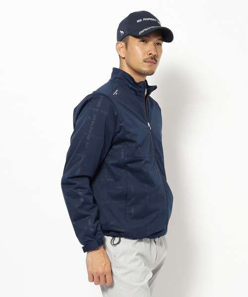 adabat（アダバット） ブルゾン アウター 撥水加工 ロゴチェック
