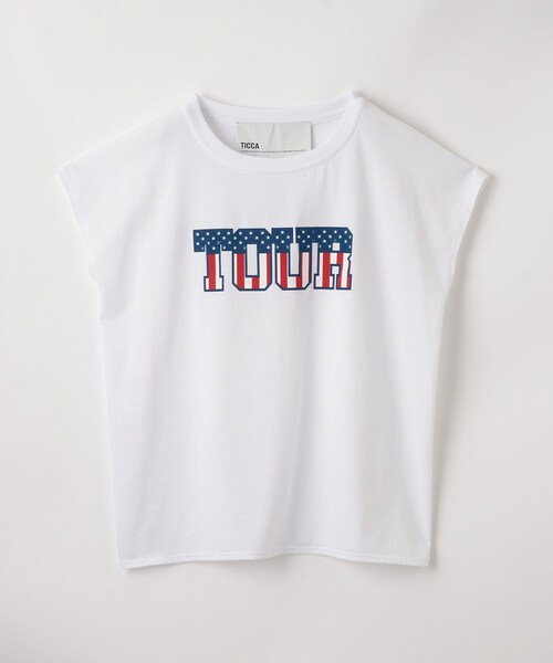 tシャツ TICCA（ティッカ）TOUR フレンチTシャツ レディース
