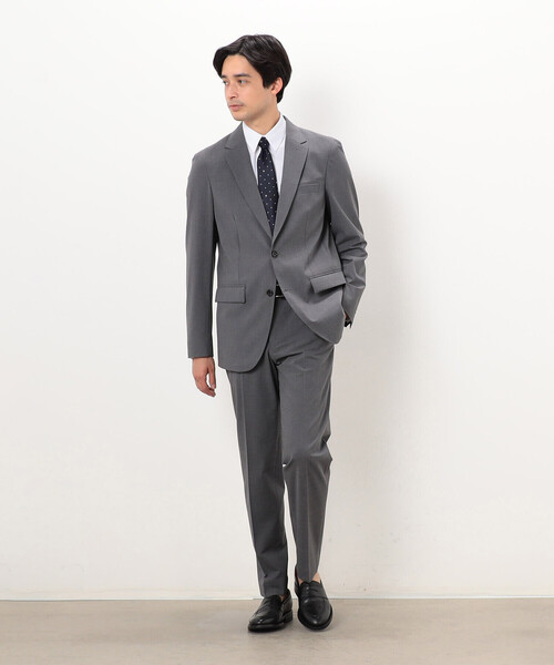 コムサデモード セットアップ パンツ REGGIANI グレー 13号 コムサメン（COMME CA MEN）｜スーツ｜セットアップパンツ一覧1