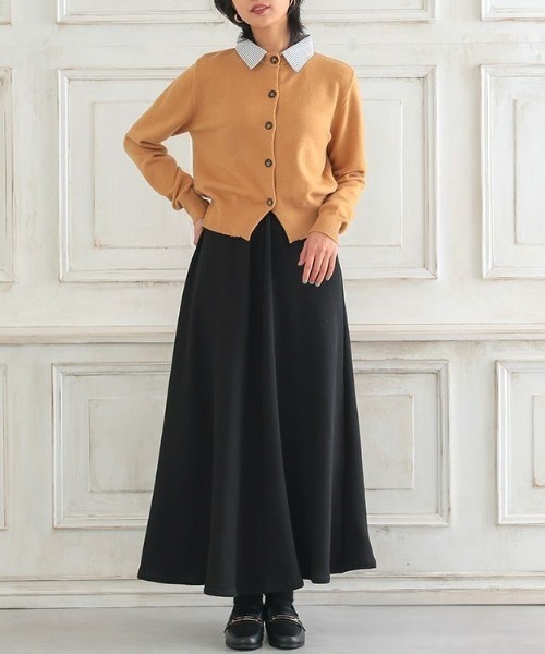 蓄熱　保温　裏起毛スカート　ニット　セーター　長袖　サイズM 秋冬　ハイネック スカート 選べる3丈裏起毛スカート : ZOZOTOWN Yahoo!店 - 通販