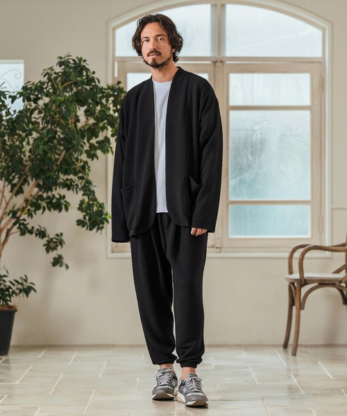 【美品】 Magine セットアップ　ノーカラー ジャケット Magine（マージン） ジャケット ノーカラージャケット メンズ
