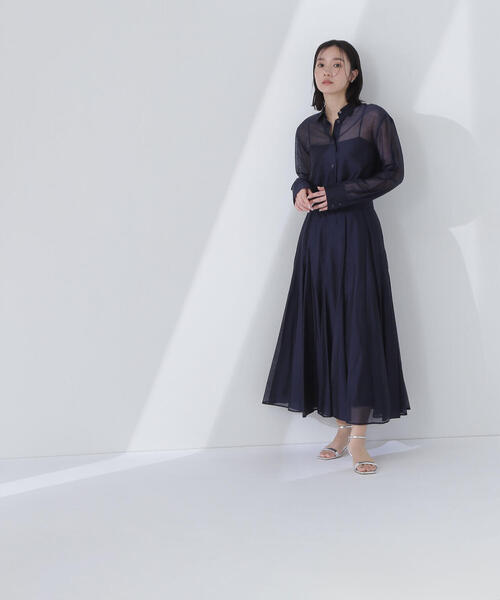 ブラウス シャツ 「Oggi掲載」シャイニーシアーシャツ レディース NATURAL BEAUTY BASIC ブラウス シャツ 「Oggi掲載」シャイニー