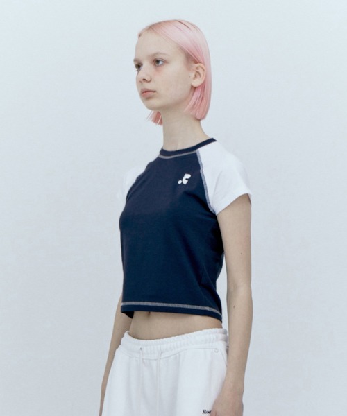 【REST&RECREATION】Raglan Crop Top ★送料・関税込★ REST&RECREATION】Raglan Crop Top ☆送料・関税込☆ (Rest