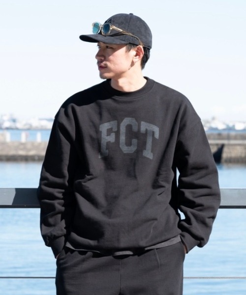 すぐにお届け♪ FTC FORTHECITY ロゴ クルーネック スウェット FORTHECITY CREW NECK（スウェット）｜FTC（エフティーシー）の