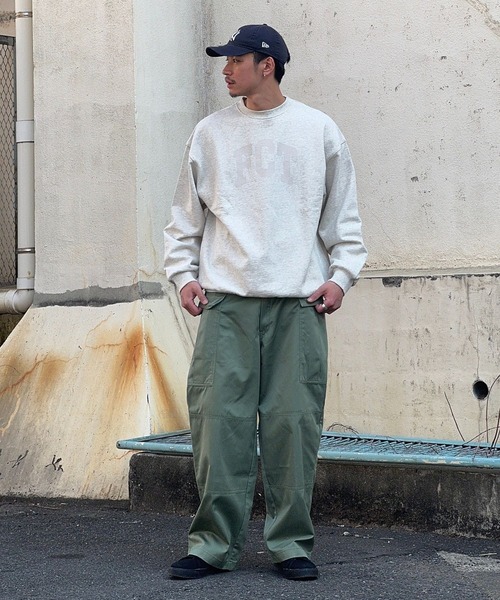 FCTY. トレーナー スウェット FCTY.ロゴヘビーオンスクルーネック