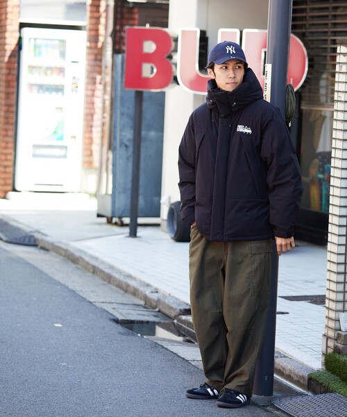 「FIRST DOWN」 ダウンジャケット SMALL セージグリーン メンズ_画像2