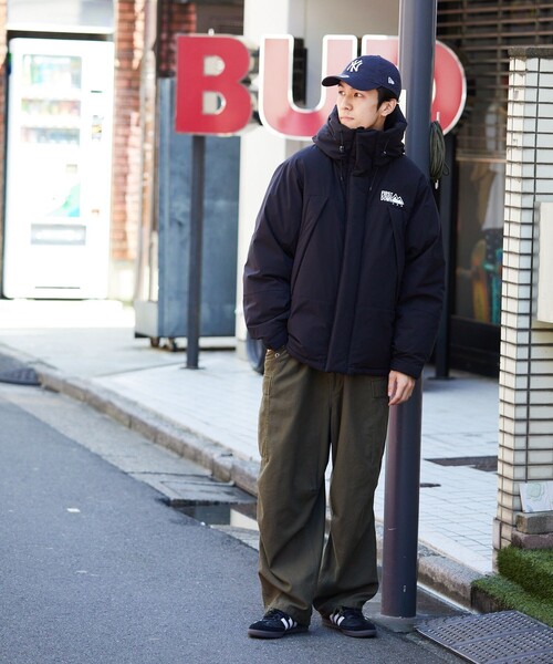 「FIRST DOWN」 ダウンジャケット SMALL セージグリーン メンズ_画像4