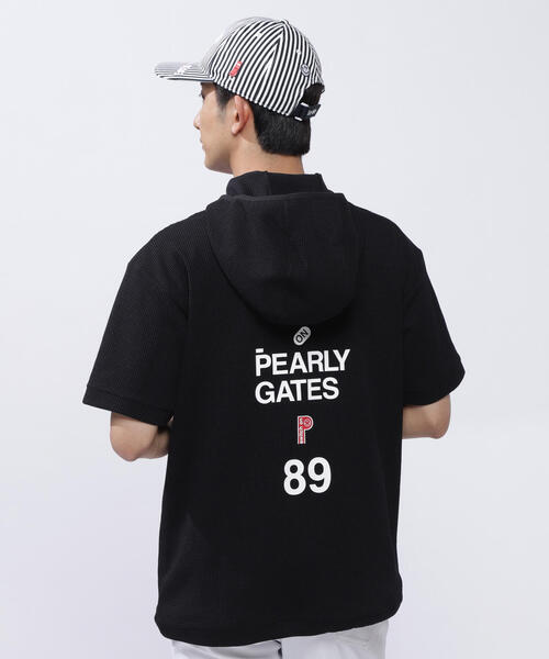 PEARLY GATES tシャツ 「PEARLY GATES」ネオワッフル半袖