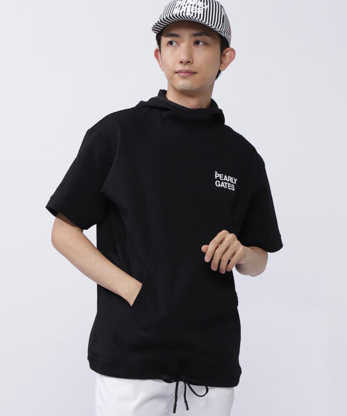 PEARLY GATES tシャツ 「PEARLY GATES」ネオワッフル半袖