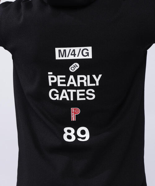 PEARLY GATES tシャツ 「PEARLY GATES」ネオワッフル半袖