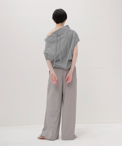 DRESSLAVE（ドレスレイブ） ワイドパンツ スラックス パンツ chambray