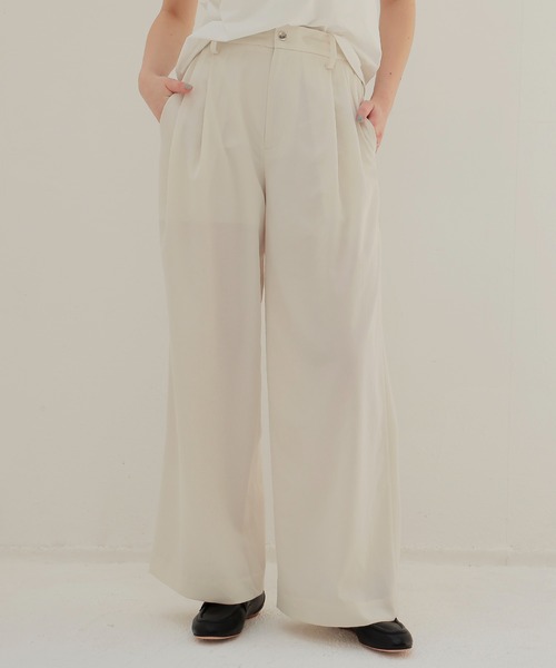 DRESSLAVE（ドレスレイブ） ワイドパンツ スラックス パンツ chambray