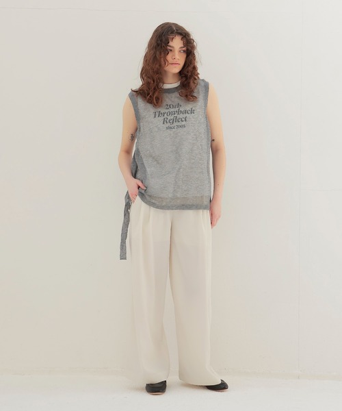 DRESSLAVE（ドレスレイブ） ワイドパンツ スラックス パンツ chambray