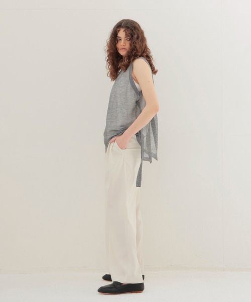 DRESSLAVE（ドレスレイブ） ワイドパンツ スラックス パンツ chambray